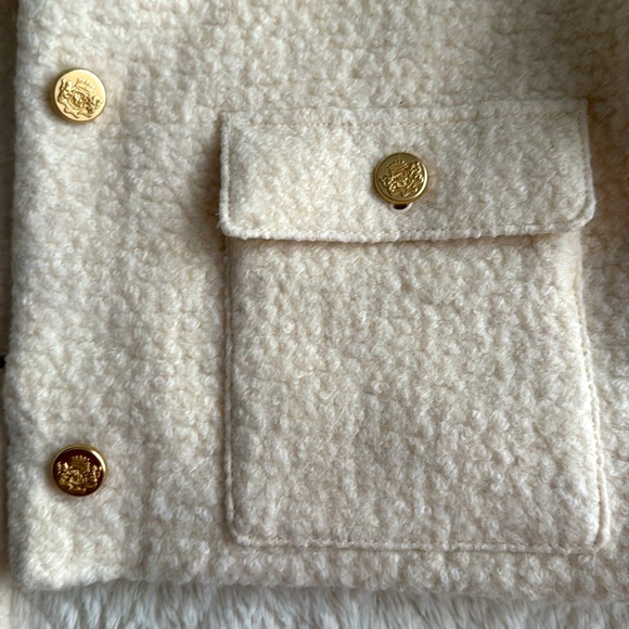 Abercrombie collarless boucle jacket - Picture 3 of 10